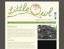 Tablet Screenshot of littleowlpreschool.com